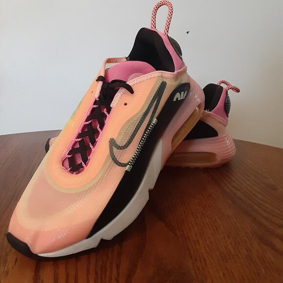 Nike Shoes - Nike Air Max 2090 Women's 8 Neon Pink Orange Highlighter Running Shoes